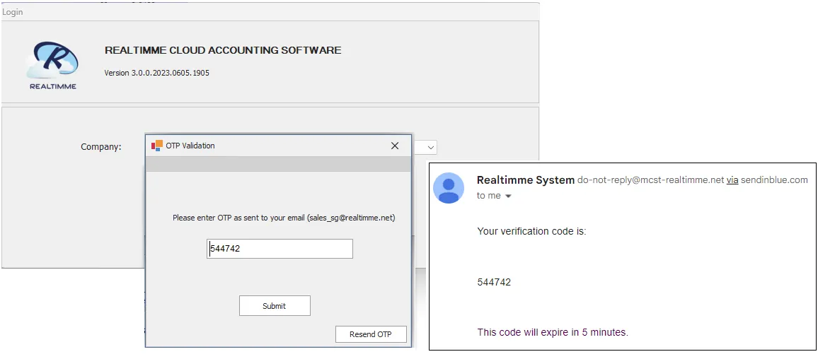 Secure your company information with 2 FA – RealTimme